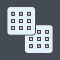 Waffle Icon Design vector