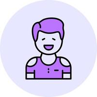 Gratitude Filled Circle Fill Icon Style vector