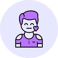 Compassion Filled Circle Fill Icon Style vector