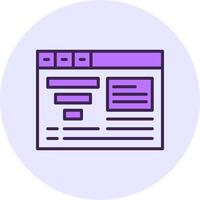 Conversion Filled Circle Fill Icon Style vector