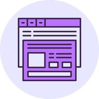Quality score Filled Circle Fill Icon Style vector
