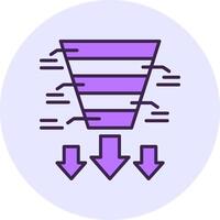 E-commerce tracking Filled Circle Fill Icon Style vector