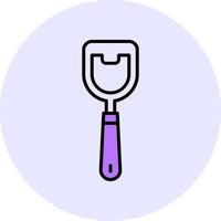 Opener Filled Circle Fill Style Icon vector