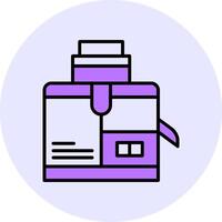 Juicer Filled Circle Fill Style Icon vector