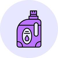 Detergent Filled Circle Fill Style Icon vector