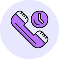 Support Filled Circle Fill Style Icon vector