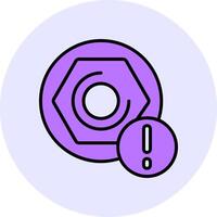 Toolbox Filled Circle Fill Style Icon vector