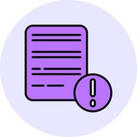 Writing Filled Circle Fill Style Icon vector