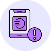 Running apps Filled Circle Fill Style Icon vector