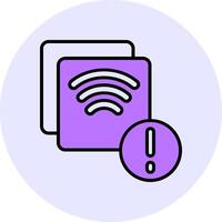 Screen mirroring Filled Circle Fill Style Icon vector