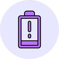 Charging Filled Circle Fill Style Icon vector