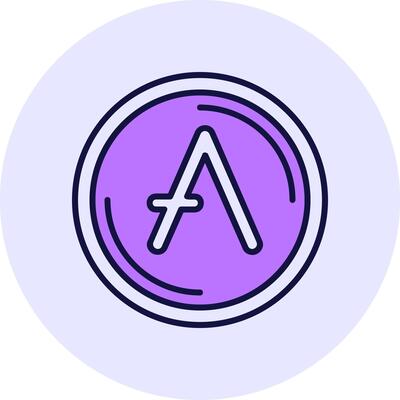 Aave Filled Circle Fill Style Icon