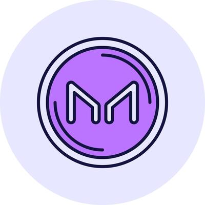 Maker Filled Circle Fill Style Icon