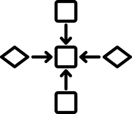 Diagram Line Icon Design Element