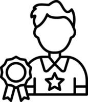 Expert Line Icon Design Element vector