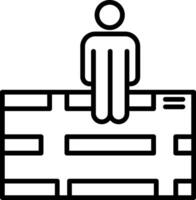 Street View Line Icon Design Element vector