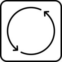 Refresh Line Icon Design Element vector