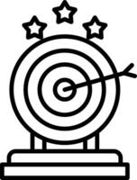 Success Line Icon Design Element vector