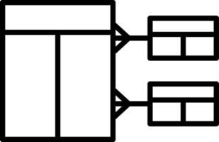 Entity Line Icon Design Element vector