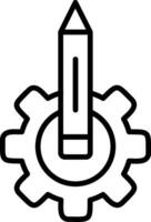 Work In Progress Icon Desing Element vector