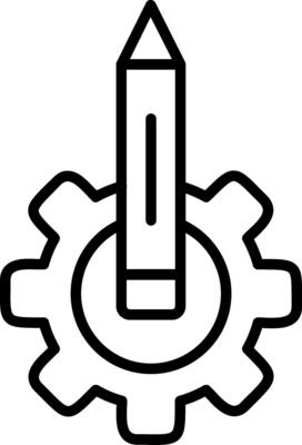 Work In Progress Icon Desing Element