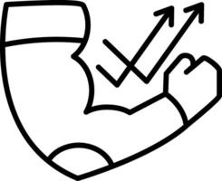 Arm Sleeve Line Icon Design Element vector