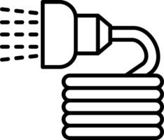 Hose Line Icon Design Element vector