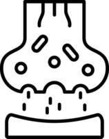 Synapse Line Icon Design Element vector