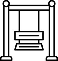 Swing Line Icon Design Element vector