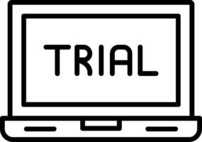 Trial Icon Desing Element vector