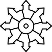 Diagram Line Icon Design Element vector