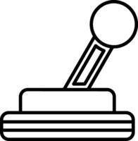 Gearbox Line Icon Design Element vector