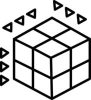 Dimension Line Icon Design Element vector