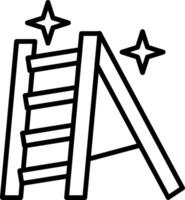 Ladder Line Icon Design Element vector