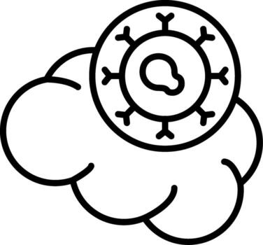 Tumor Line Icon Design Element vector