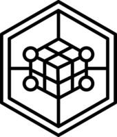 Olap Line Icon Design Element vector