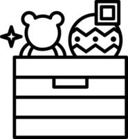 toys Line Icon Design Element vector