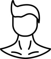 Neck Line Icon Design Element vector