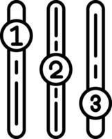 Diagram Line Icon Design Element vector