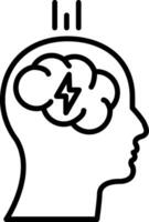 Stroke Line Icon Design Element vector