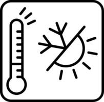 Thermal Line Icon Design Element vector