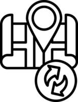 Road Line Icon Design Element vector
