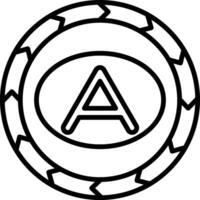 Attribute Line Icon Design Element vector