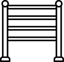 Playground Line Icon Design Element vector