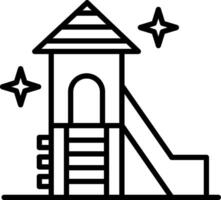 Slide Line Icon Design Element vector