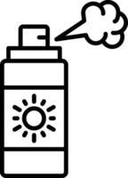 Spray Line Icon Design Element vector
