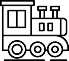 Train Line Icon Design Element vector