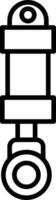 Hydraulic Line Icon Design Element vector