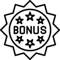 Bonus Icon Desing Element vector