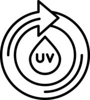 UV Line Icon Design Element vector